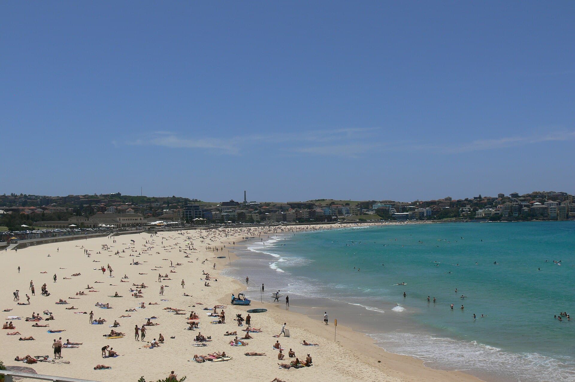 Bondi Beach crescent and headland, Sydney