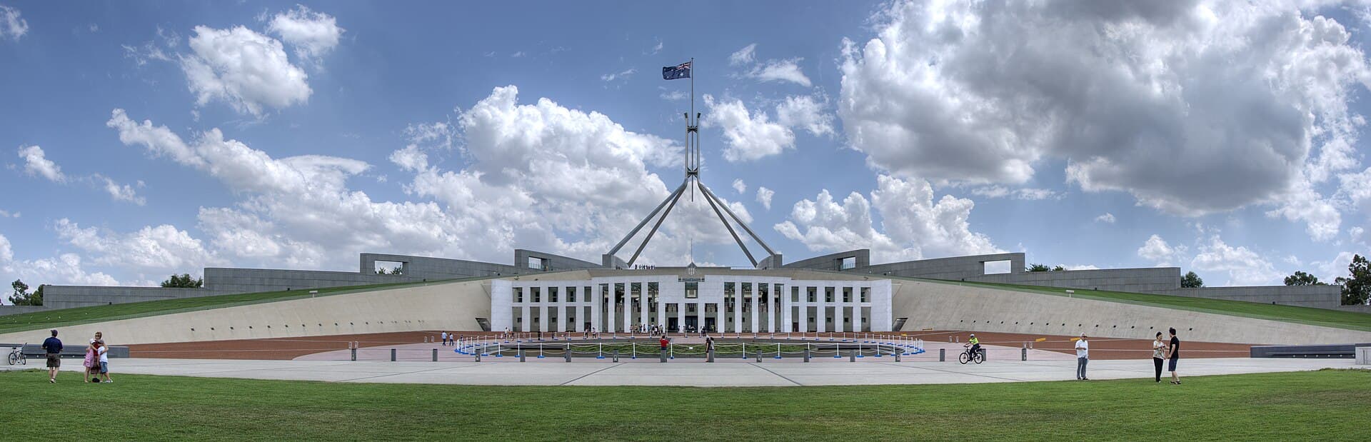 Parliament House and capital landscape, Canberra