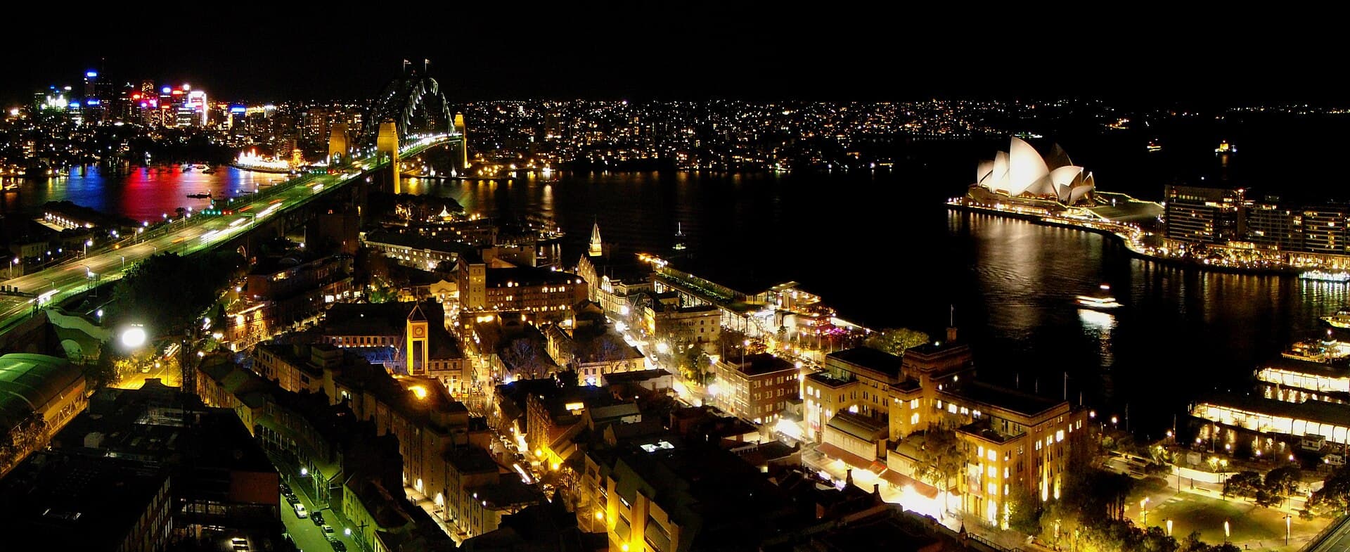 Sydney Harbour with the Opera House and Harbour Bridge